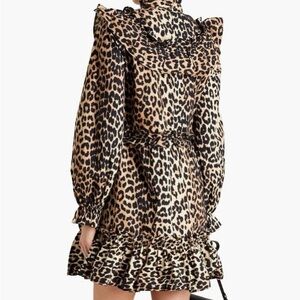 Ganni Animal Print Dress